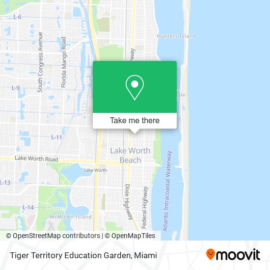 Mapa de Tiger Territory Education Garden