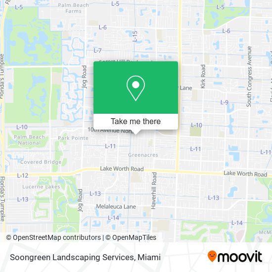 Mapa de Soongreen Landscaping Services
