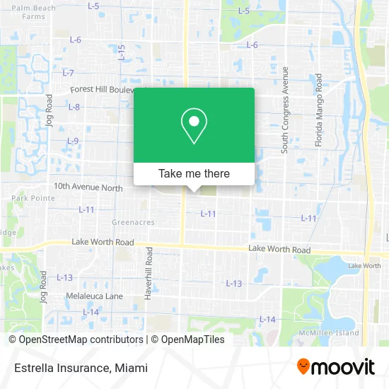 Estrella Insurance map