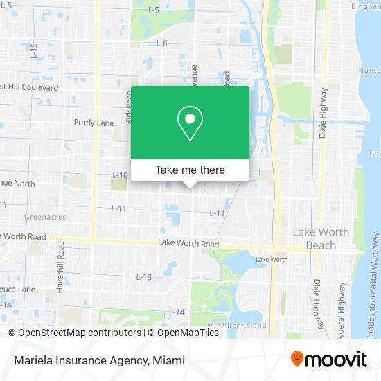 Mariela Insurance Agency map