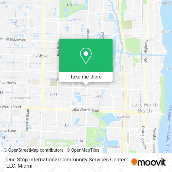 One Stop International Community Services Center LLC map