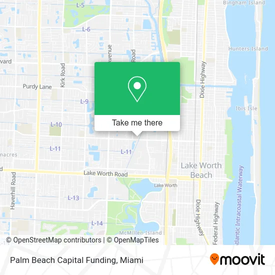 Palm Beach Capital Funding map