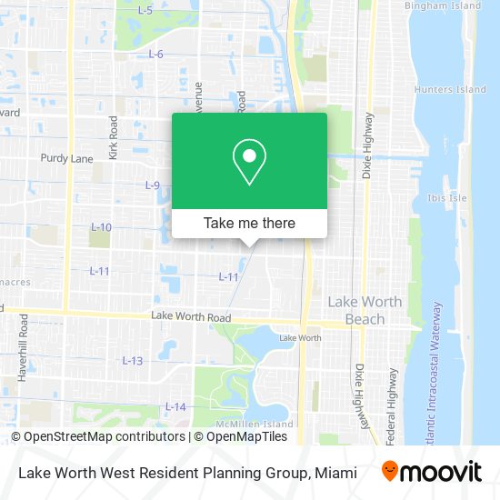 Mapa de Lake Worth West Resident Planning Group