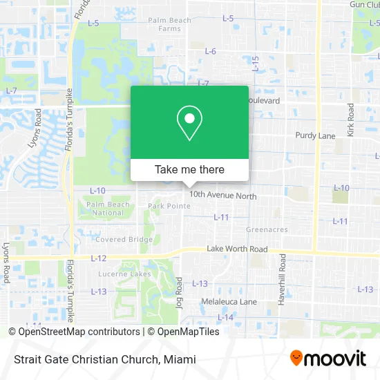Strait Gate Christian Church map