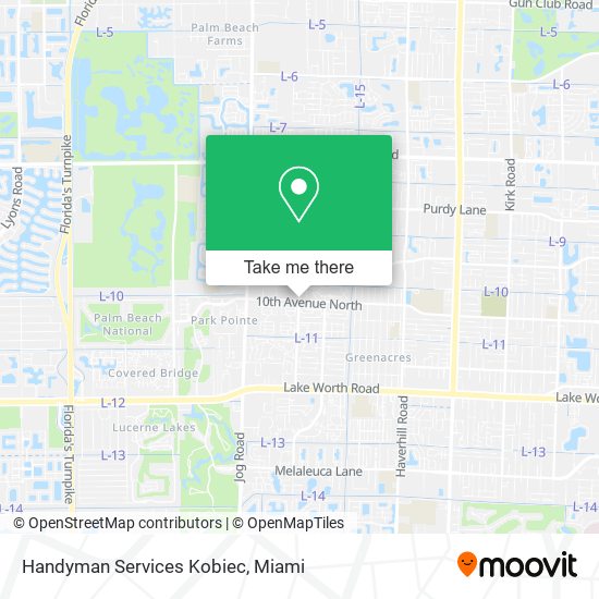 Mapa de Handyman Services Kobiec