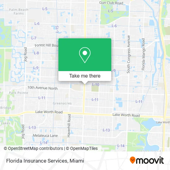 Florida Insurance Services map