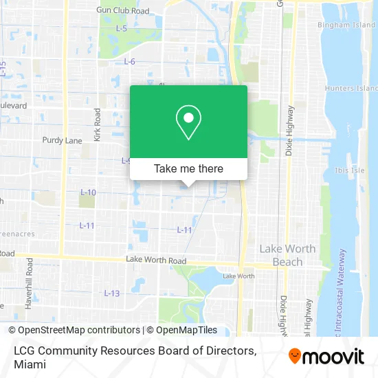 LCG Community Resources Board of Directors map