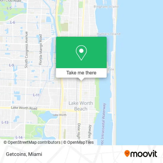 Getcoins map