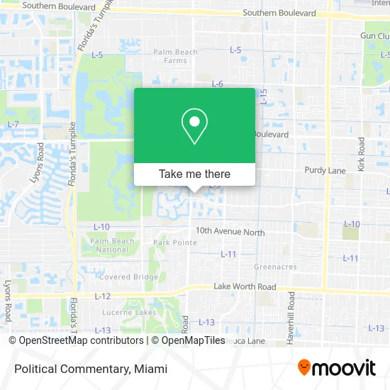 Political Commentary map