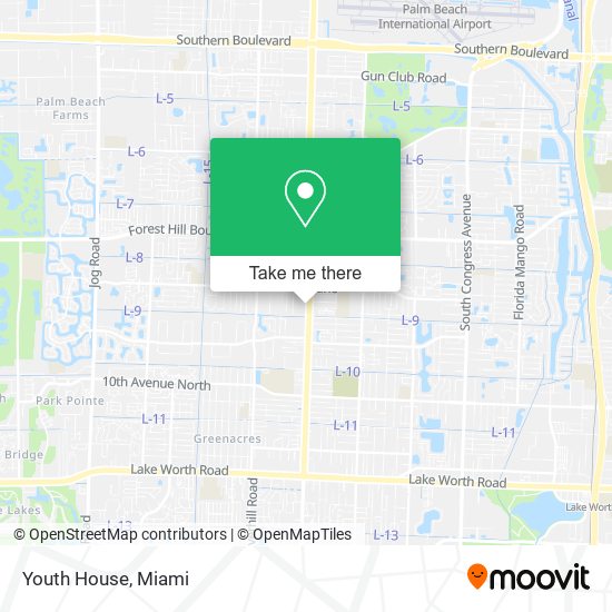 Youth House map