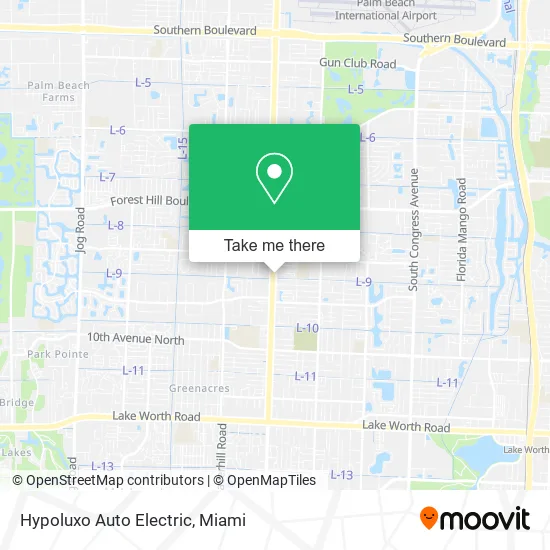 Hypoluxo Auto Electric map