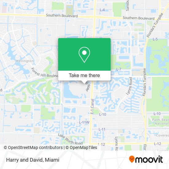 Mapa de Harry and David