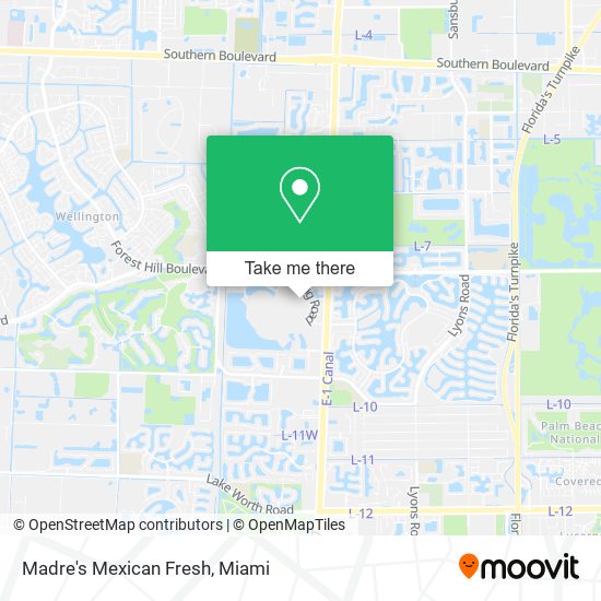 Mapa de Madre's Mexican Fresh