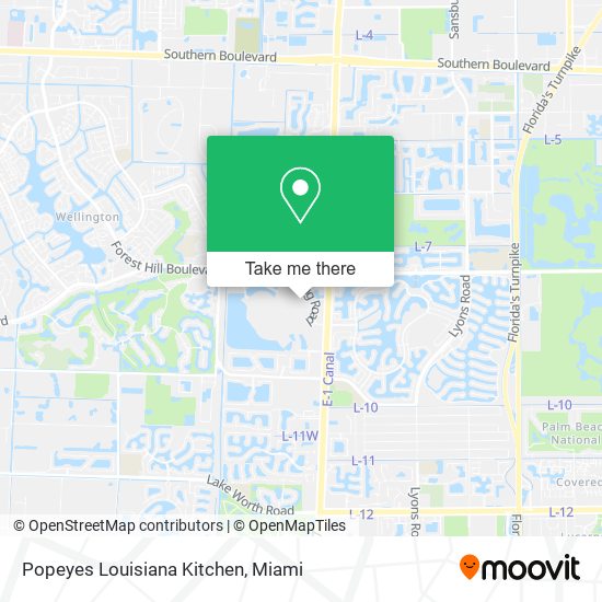 Popeyes Louisiana Kitchen map
