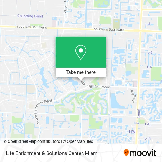 Life Enrichment & Solutions Center map