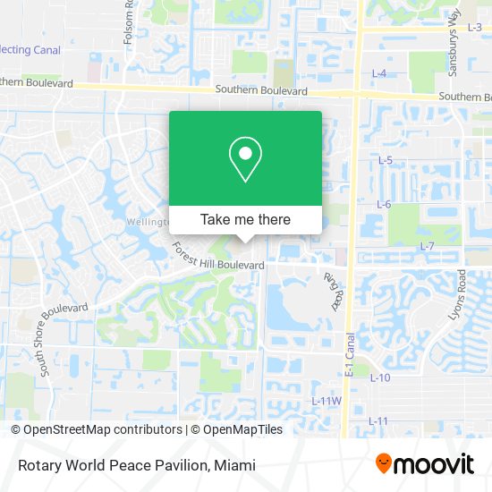Mapa de Rotary World Peace Pavilion