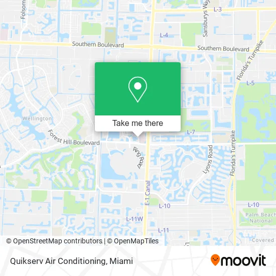 Mapa de Quikserv Air Conditioning