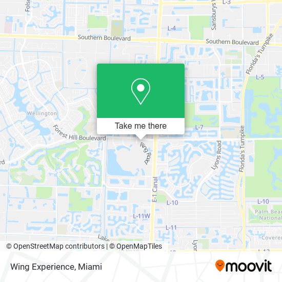 Wing Experience map