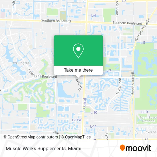 Muscle Works Supplements map