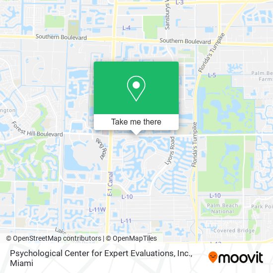 Psychological Center for Expert Evaluations, Inc. map