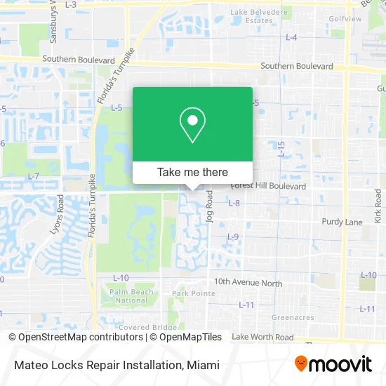 Mateo Locks Repair Installation map