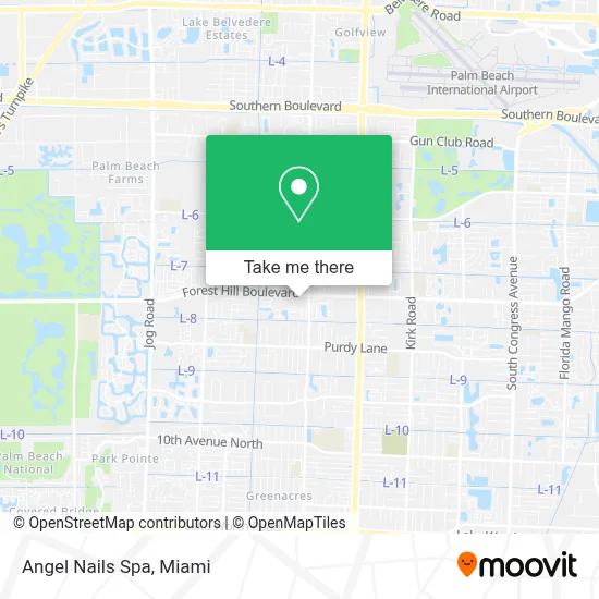 Angel Nails Spa map