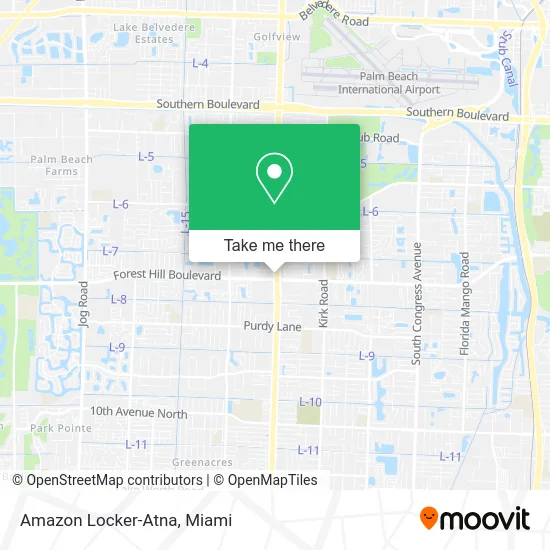 Amazon Locker-Atna map