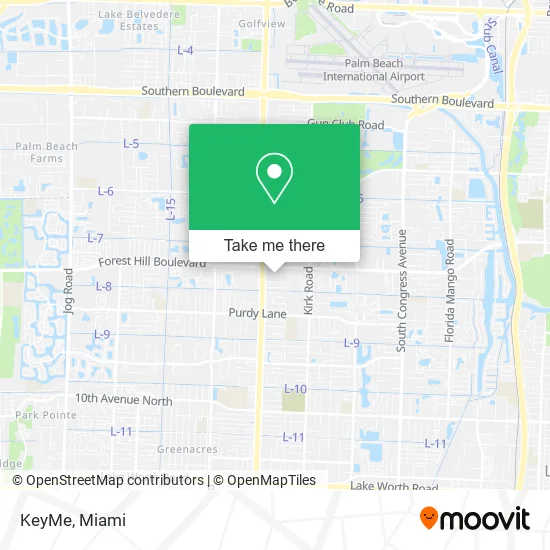 KeyMe map