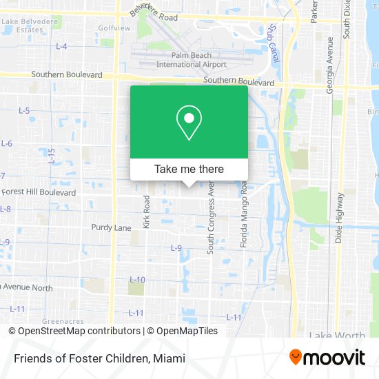 Mapa de Friends of Foster Children