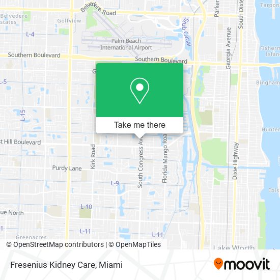 Fresenius Kidney Care map