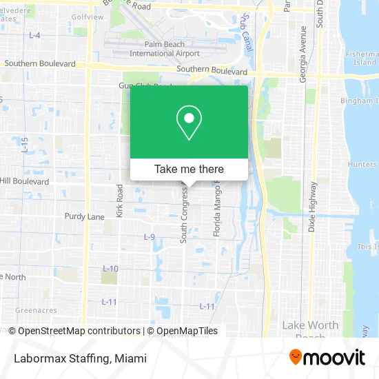 Labormax Staffing map