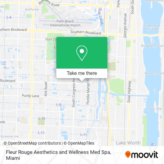 Fleur Rouge Aesthetics and Wellness Med Spa map