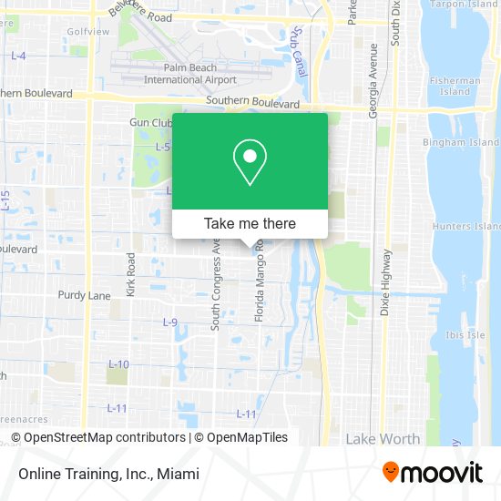 Online Training, Inc. map