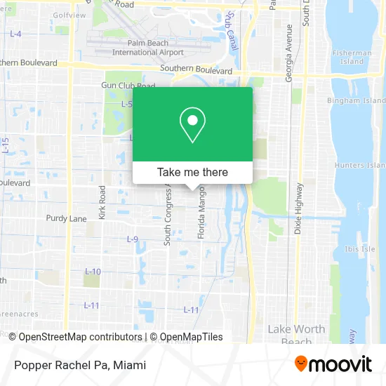 Popper Rachel Pa map