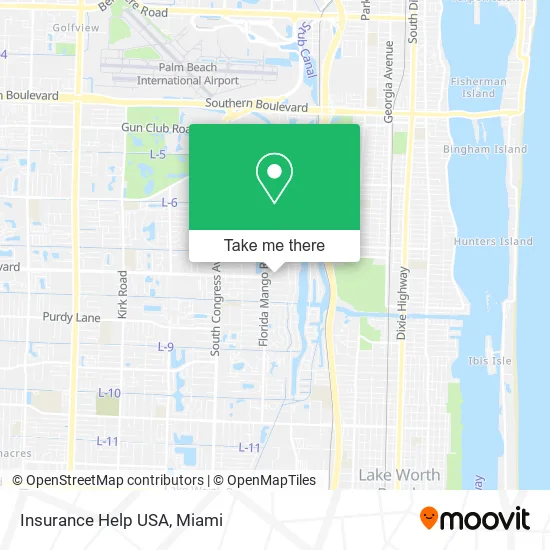 Insurance Help USA map