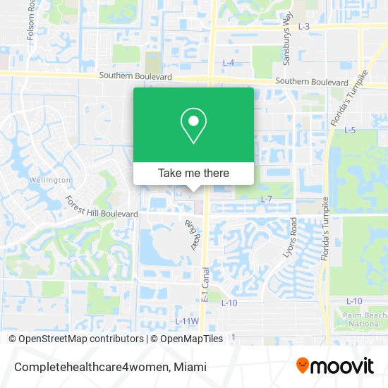 Completehealthcare4women map