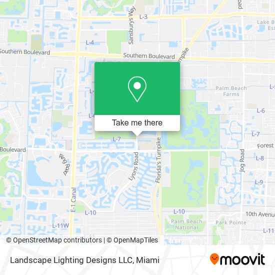 Landscape Lighting Designs LLC map