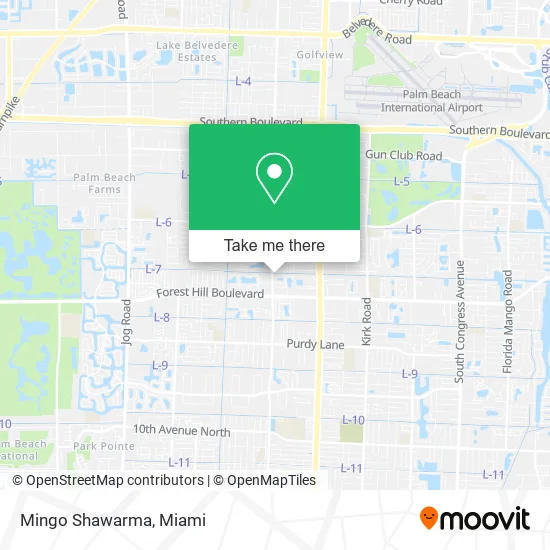 Mingo Shawarma map