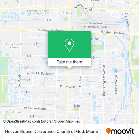 Heaven Bound Deliverance Church of God map