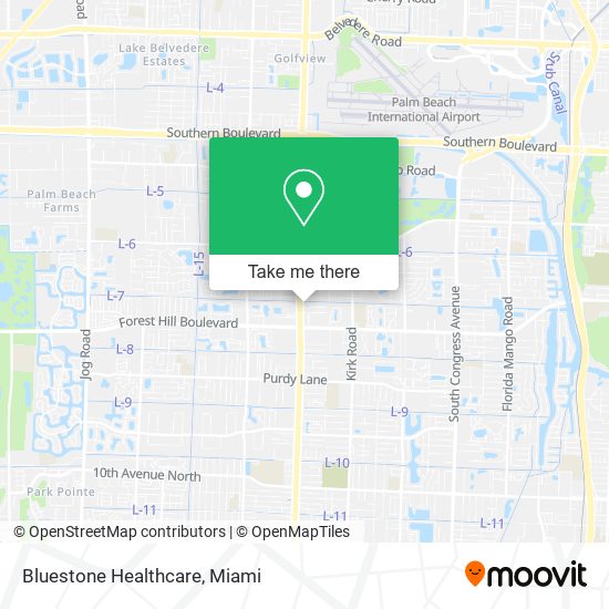 Bluestone Healthcare map