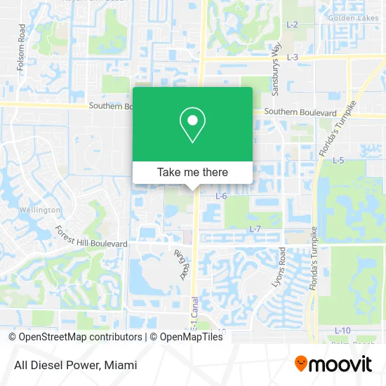 All Diesel Power map