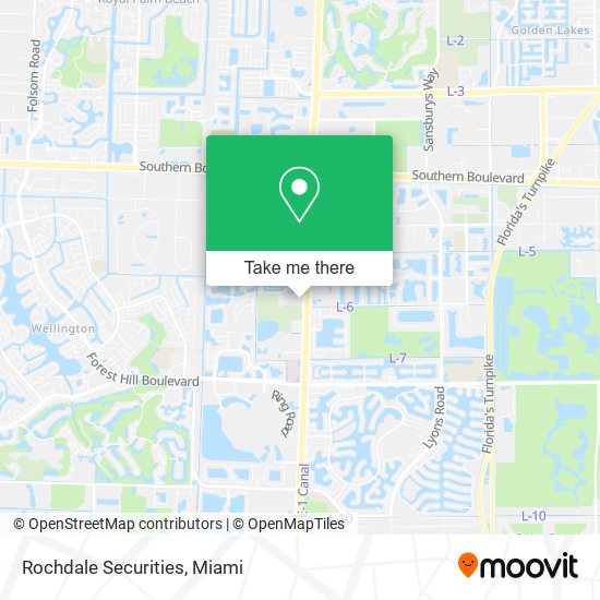 Mapa de Rochdale Securities