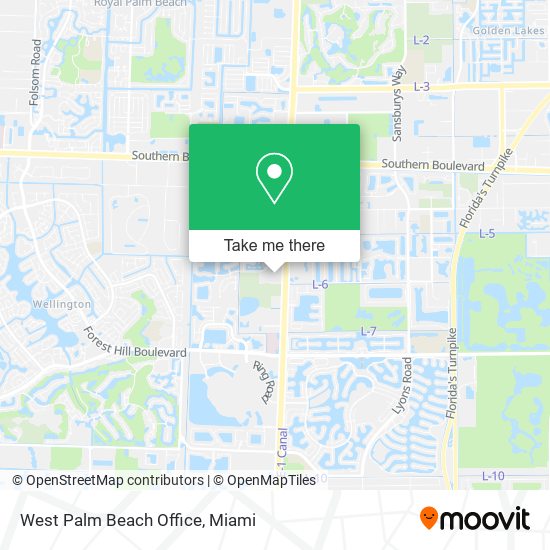 West Palm Beach Office map