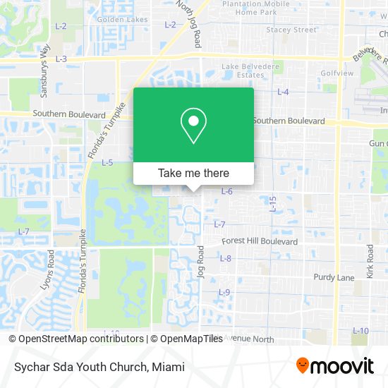 Mapa de Sychar Sda Youth Church