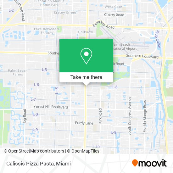 Calissis Pizza Pasta map