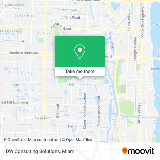 DW Consulting Solutions map