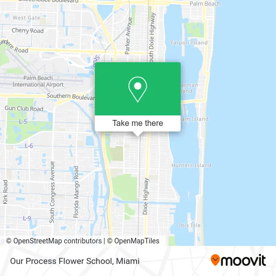 Our Process Flower School map