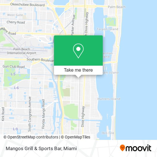Mangos Grill & Sports Bar map