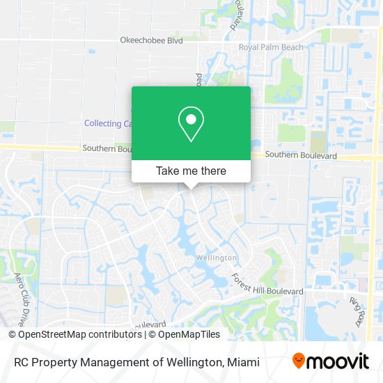 RC Property Management of Wellington map