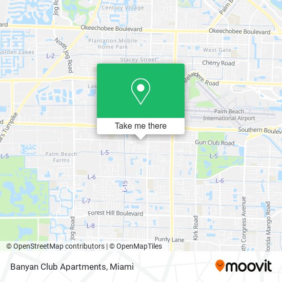 Mapa de Banyan Club Apartments